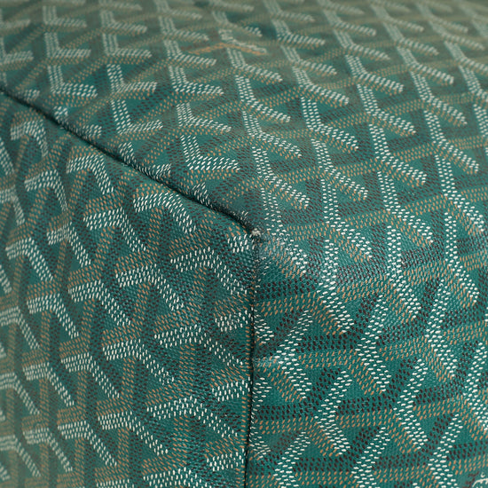 Goyard Green Goyardine Saint Louis GM Bag