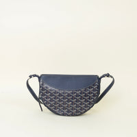 Goyard Navy Goyardine Hirondelle Bag