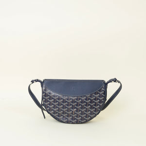 Goyard Navy Goyardine Hirondelle Bag