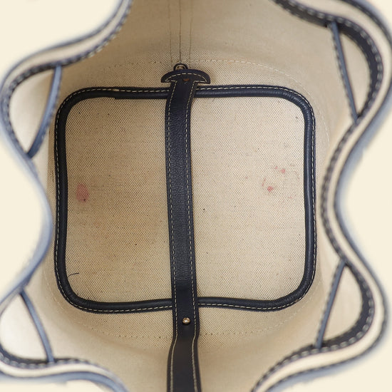 Goyard Navy Blue Goyardine Petit Flot Bucket Bag-Goyard-THE CLOSET