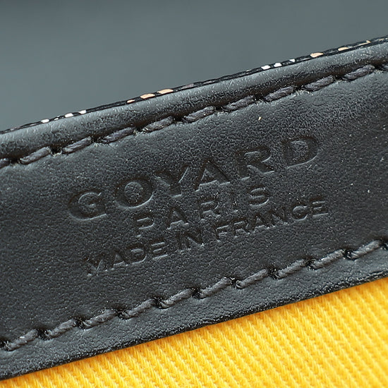 Goyard Black Goyardine Saigon MM Bag