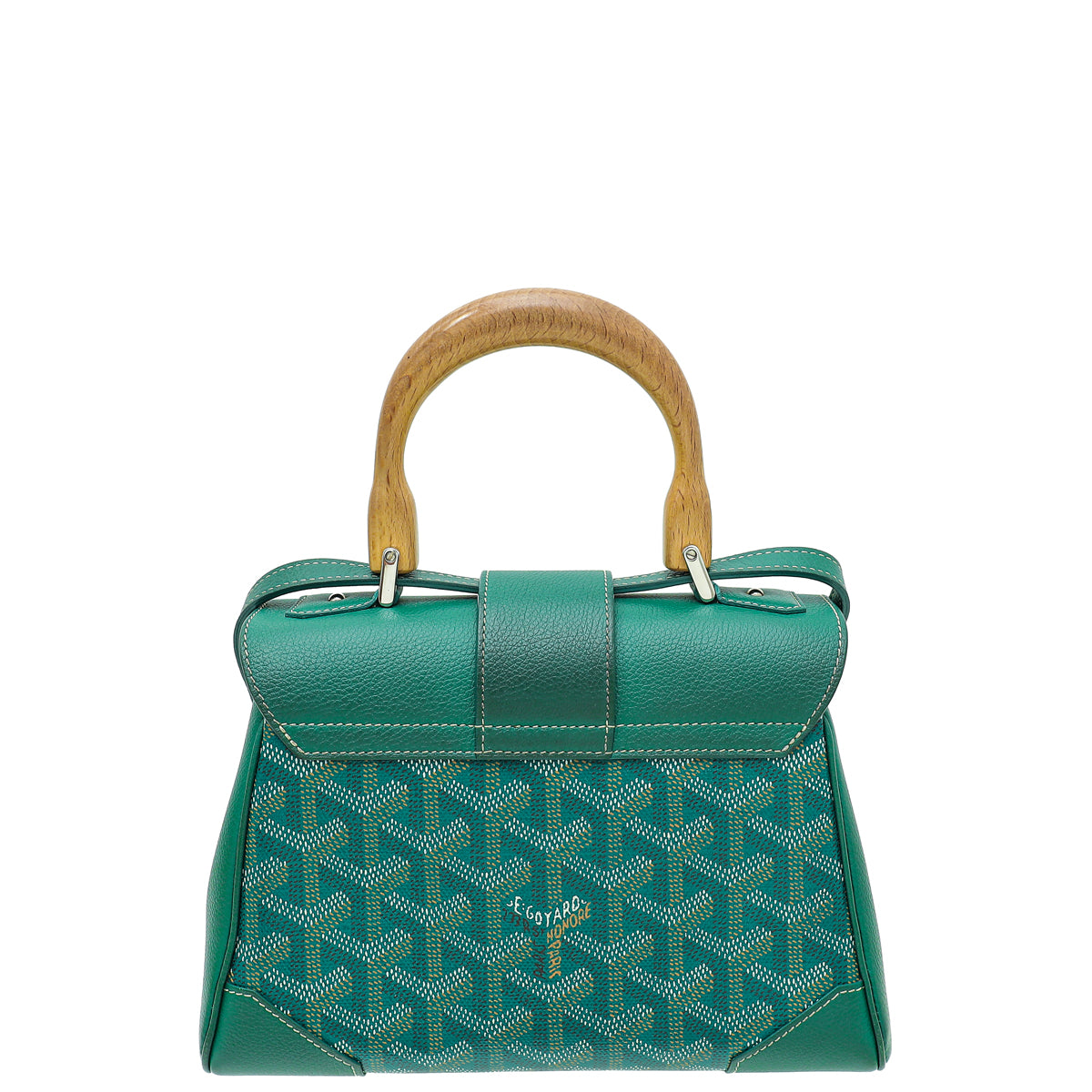 Goyard Goyardine Green Saigon Souple Mini Bag-Goyard-THE CLOSET