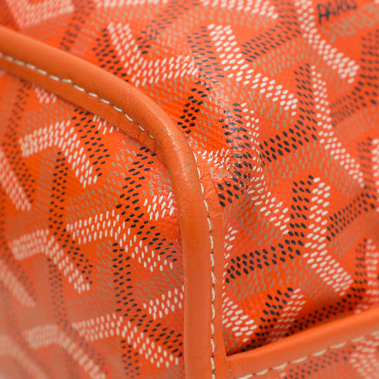 Goyard Orange Goyardine Anjou Mini Bag