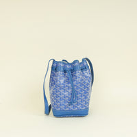 Goyard Blue Petit Flot Bucket PM Bag