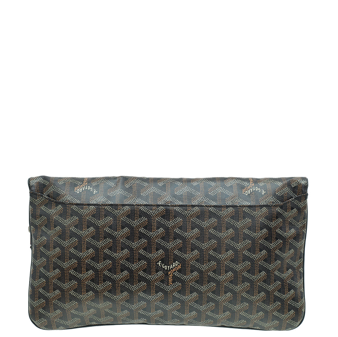 Goyard Black Goyardine Sainte-Marie MM Clutch