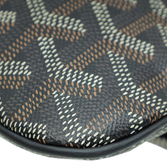 Goyard Black Goyardine Sainte-Marie MM Clutch