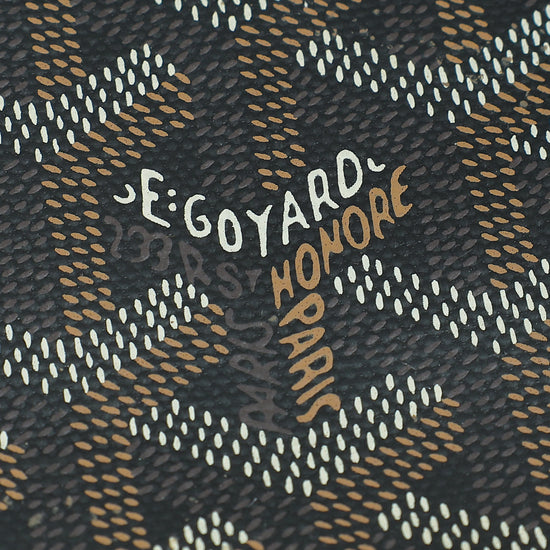 Goyard Black Goyardine Sainte-Marie MM Clutch