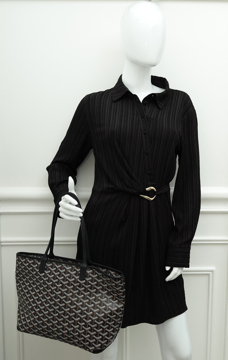 Goyard Black Goyardine Artois PM Bag-Goyard-THE CLOSET