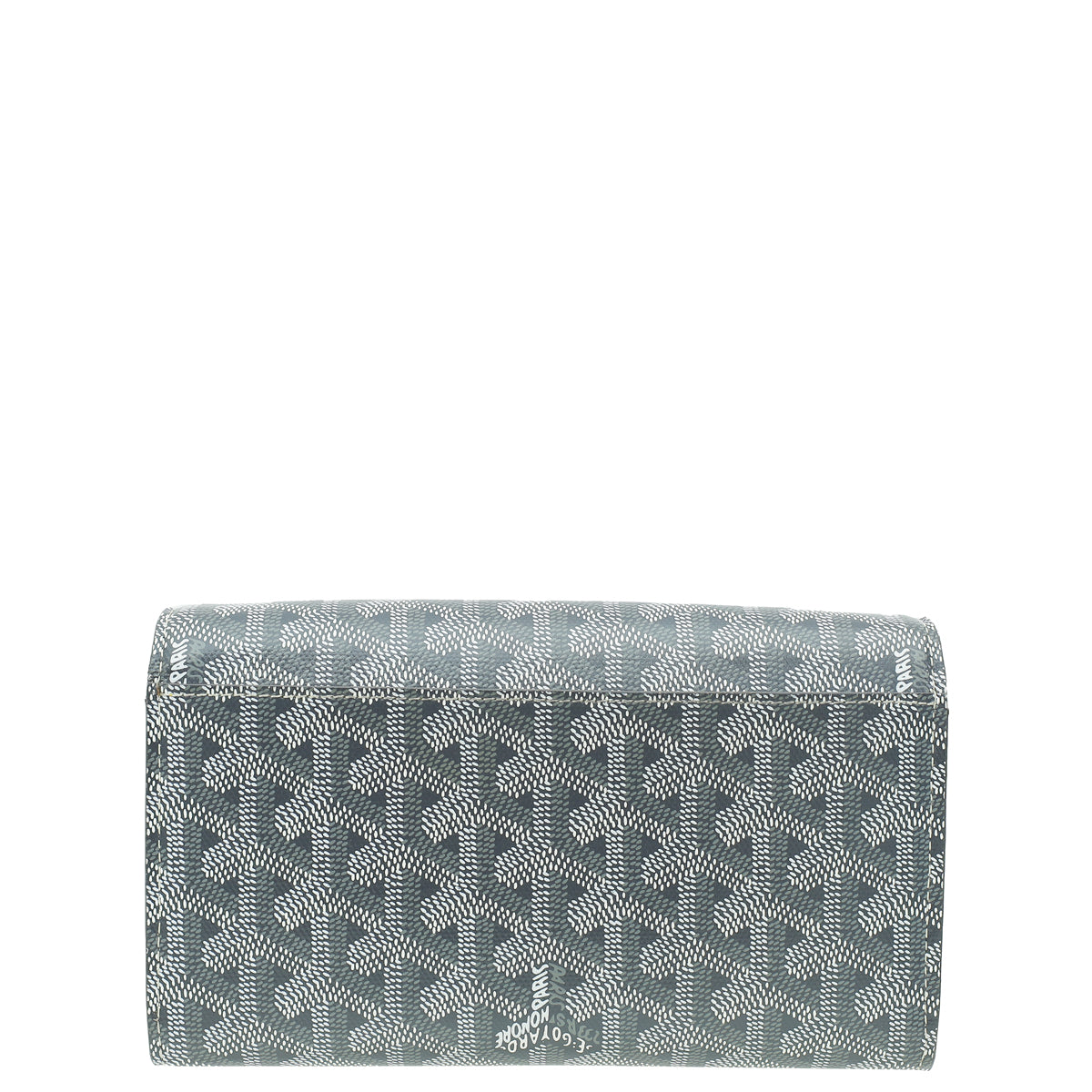 Goyard Grey Varenne Continental Wallet W/ Strap