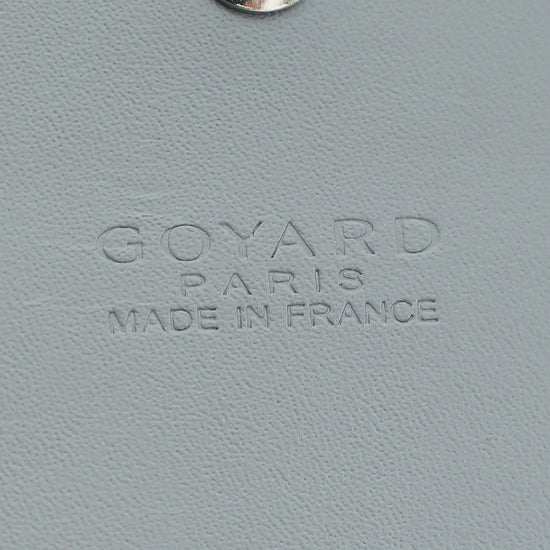 Goyard Grey Varenne Continental Wallet W/ Strap