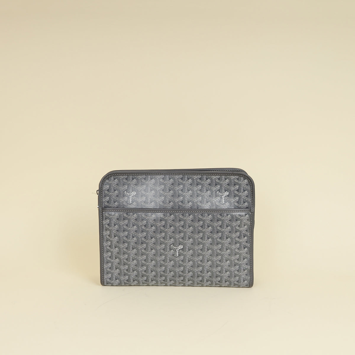 Goyard Grey Goyardine Jouvence GM Toiletry Bag-Goyard-THE CLOSET