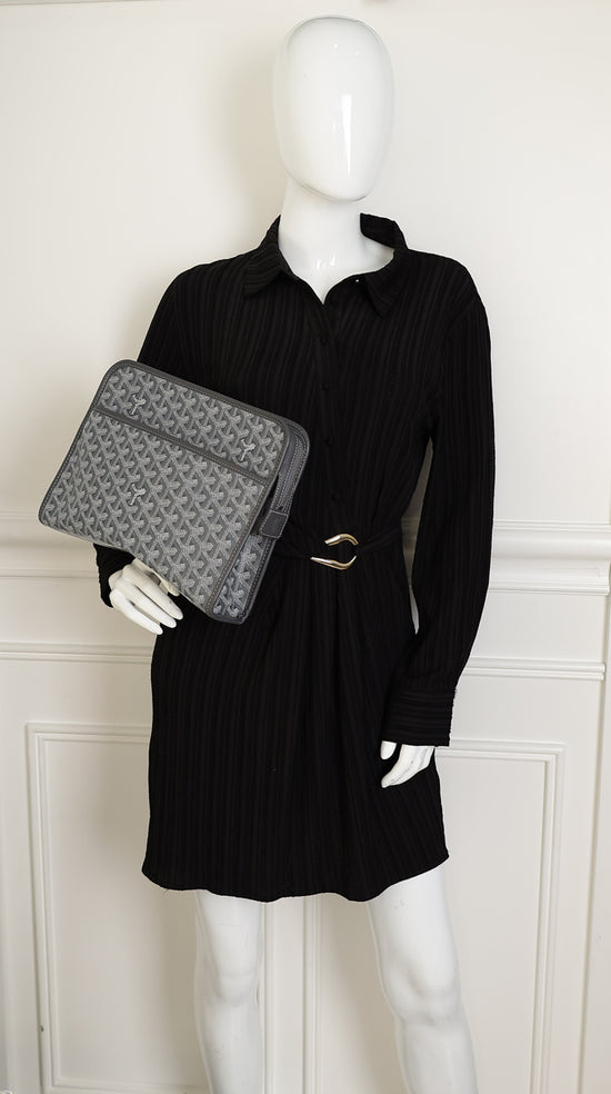 Goyard Grey Goyardine Jouvence GM Toiletry Bag-Goyard-THE CLOSET