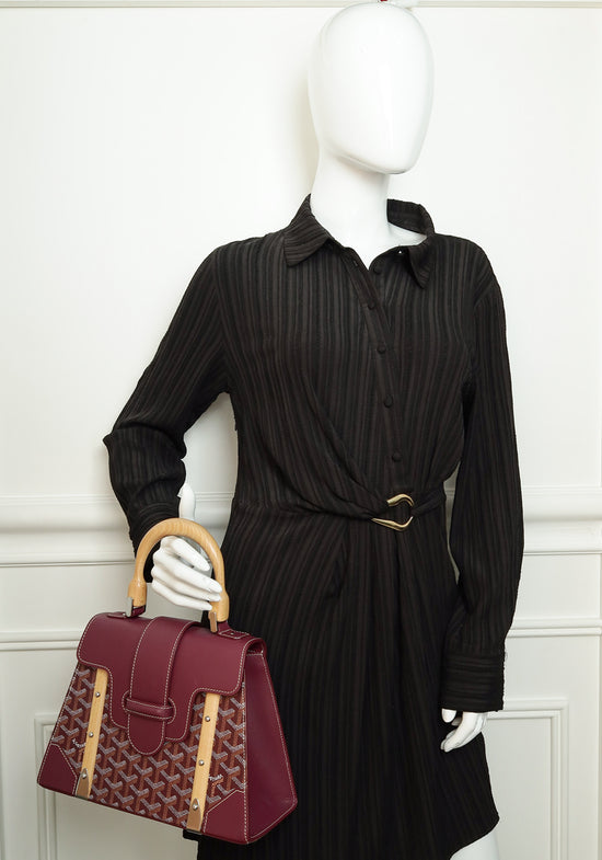 Goyard Bordeaux Goyardine Saigon PM Bag-Goyard-THE CLOSET