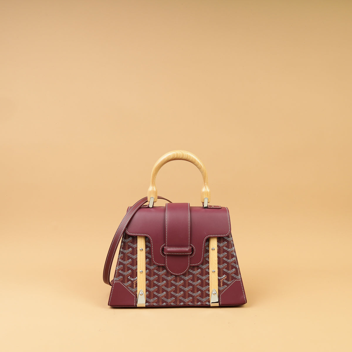 Goyard Bordeaux Goyardine Saigon PM Bag-Goyard-THE CLOSET