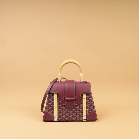 Goyard Bordeaux Goyardine Saigon PM Bag-Goyard-THE CLOSET