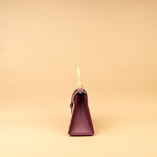 Goyard Bordeaux Goyardine Saigon PM Bag-Goyard-THE CLOSET