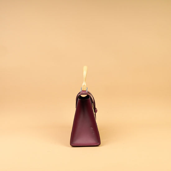 Goyard Bordeaux Goyardine Saigon PM Bag-Goyard-THE CLOSET