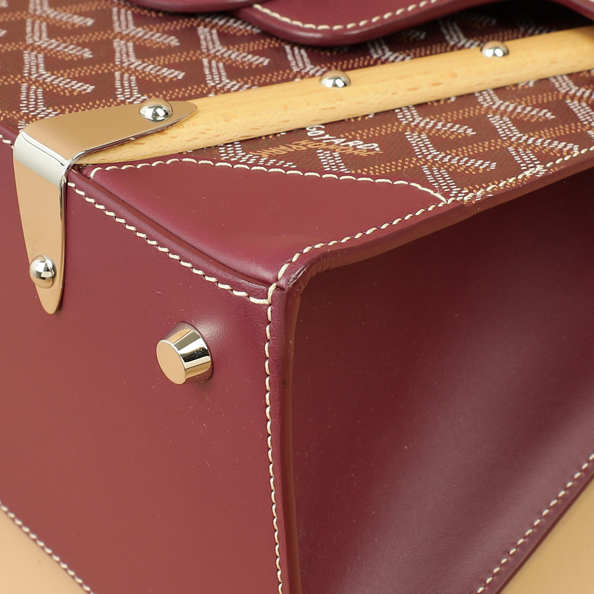 Goyard Bordeaux Goyardine Saigon PM Bag-Goyard-THE CLOSET