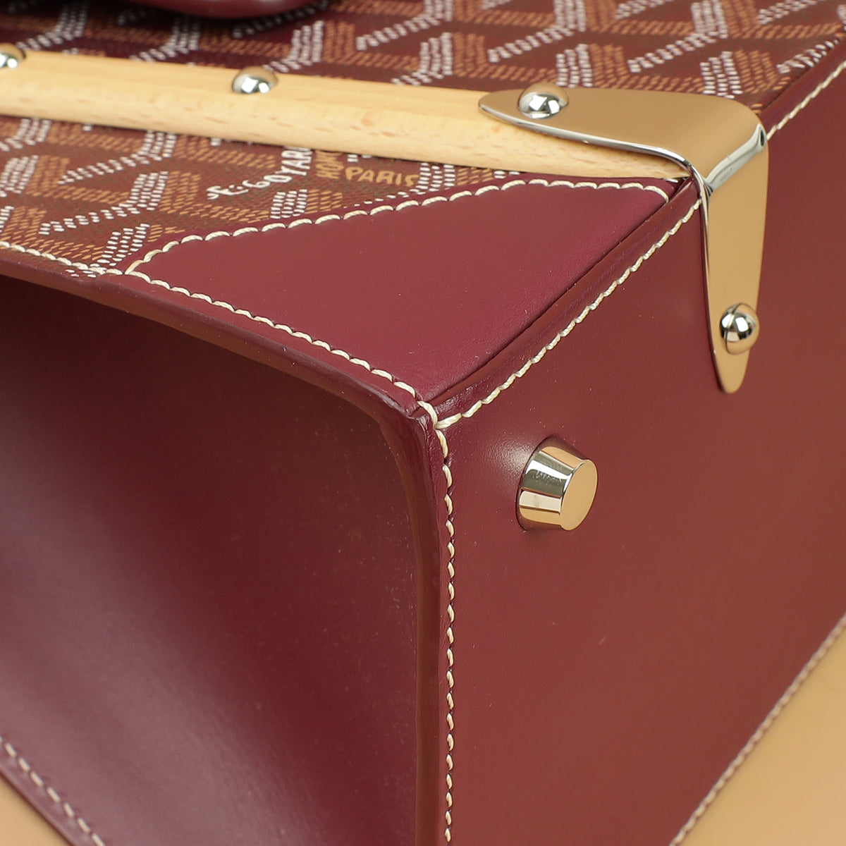 Goyard Bordeaux Goyardine Saigon PM Bag-Goyard-THE CLOSET