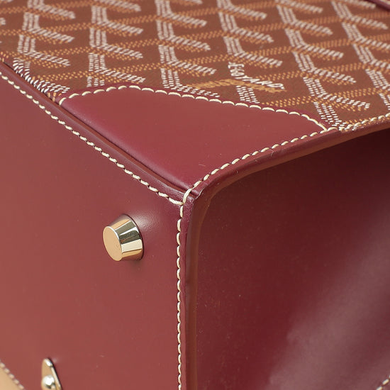 Goyard Bordeaux Goyardine Saigon PM Bag-Goyard-THE CLOSET