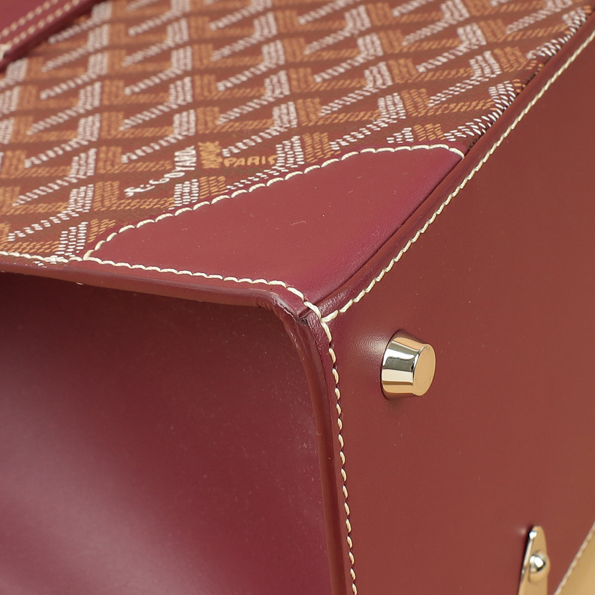 Goyard Bordeaux Goyardine Saigon PM Bag-Goyard-THE CLOSET