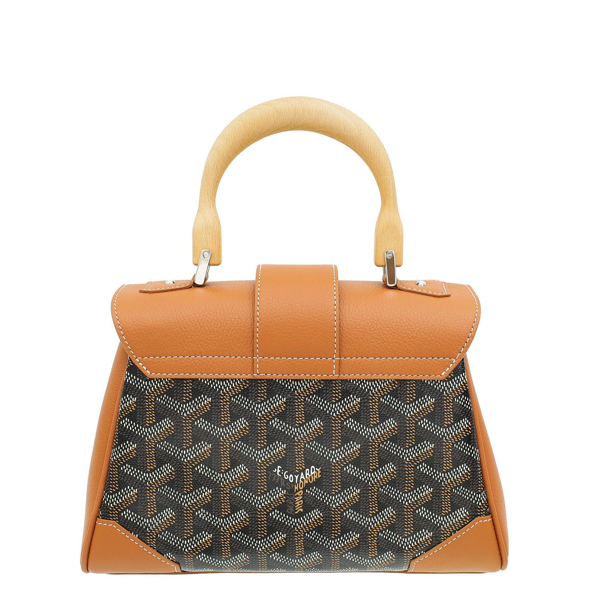 Goyard Bicolor Goyardine Saigon Souple Mini Bag