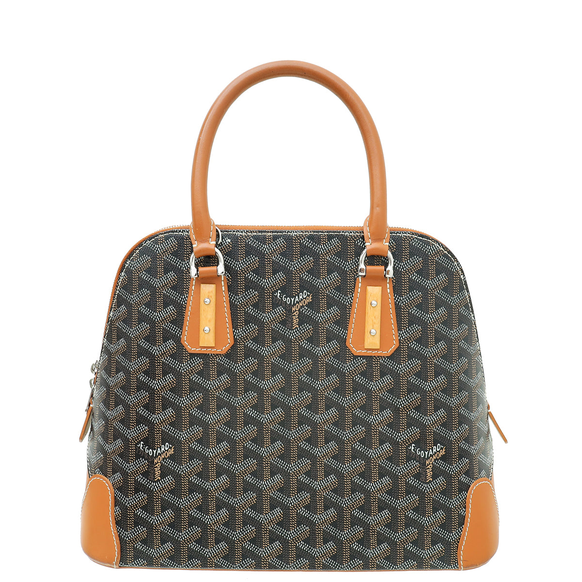 Goyard Black Goyardine Sac Vendome PM Bag