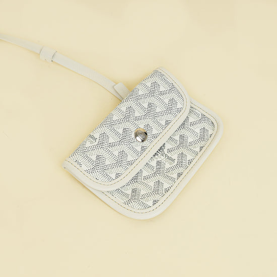 Goyard White Reversible Anjou Mini Bag