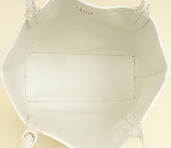 Goyard White Reversible Anjou Mini Bag