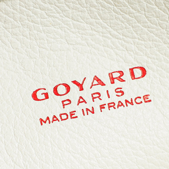 Goyard White Reversible Anjou Mini Bag