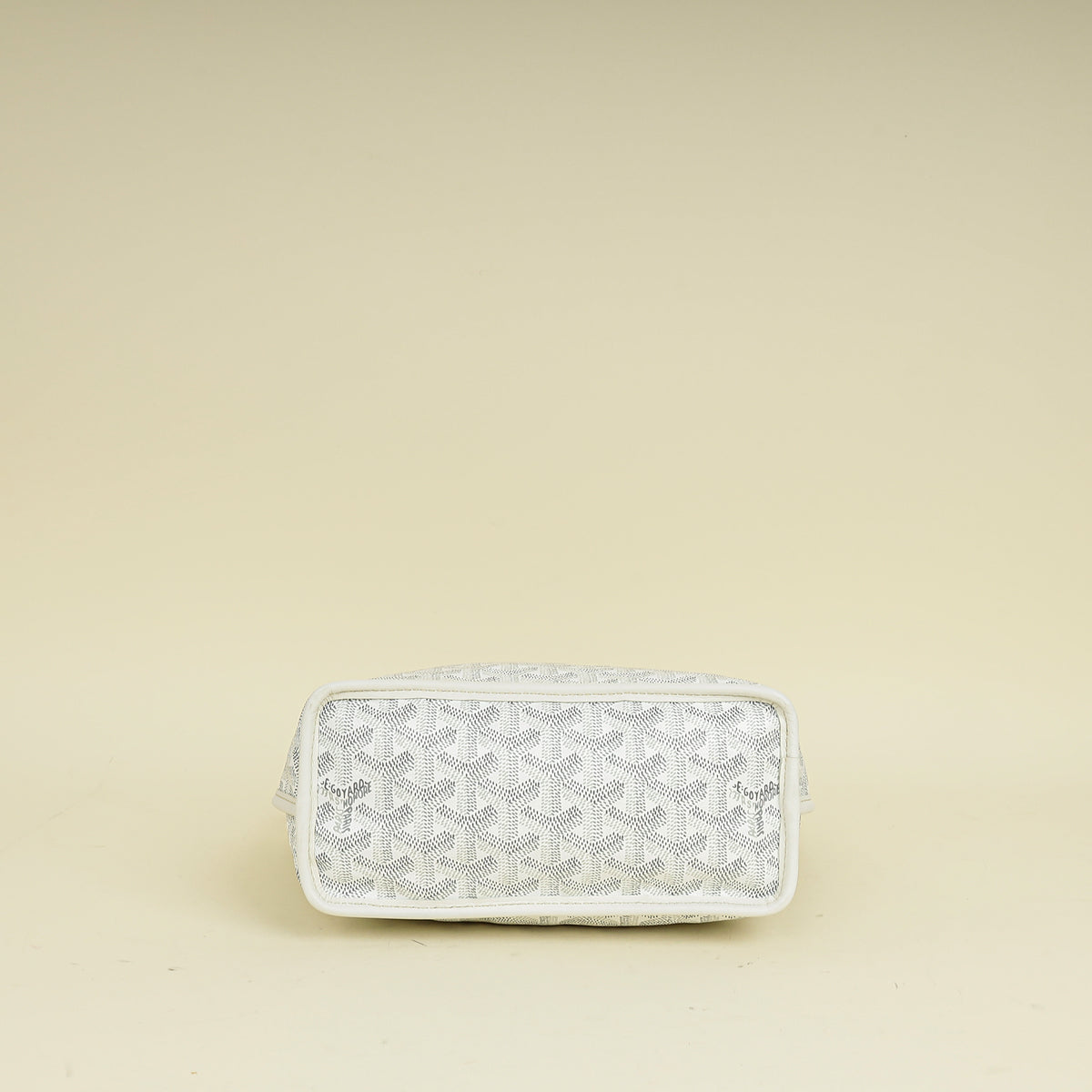 Goyard White Reversible Anjou Mini Bag