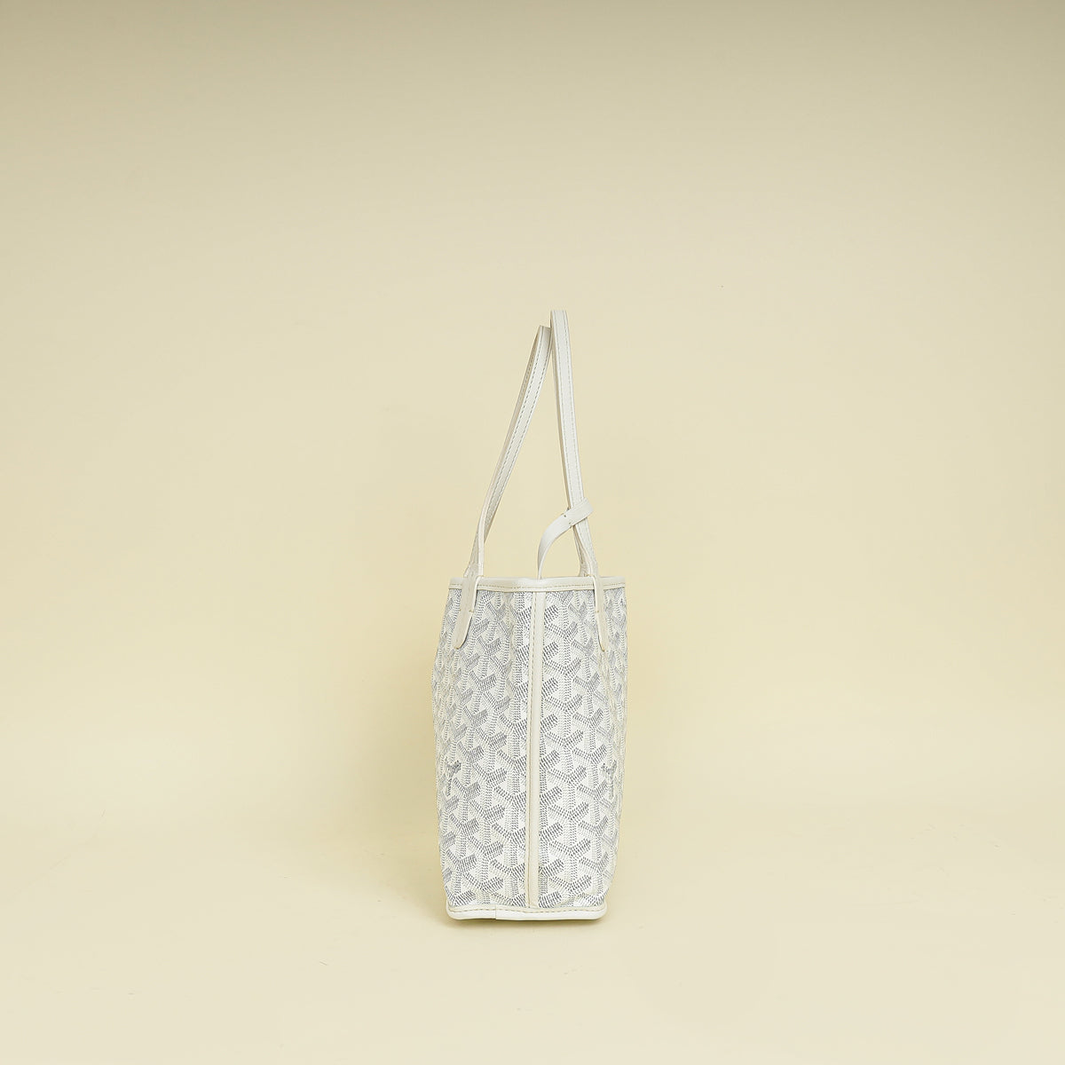 Goyard White Reversible Anjou Mini Bag