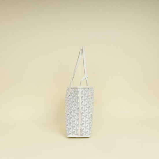 Goyard White Reversible Anjou Mini Bag
