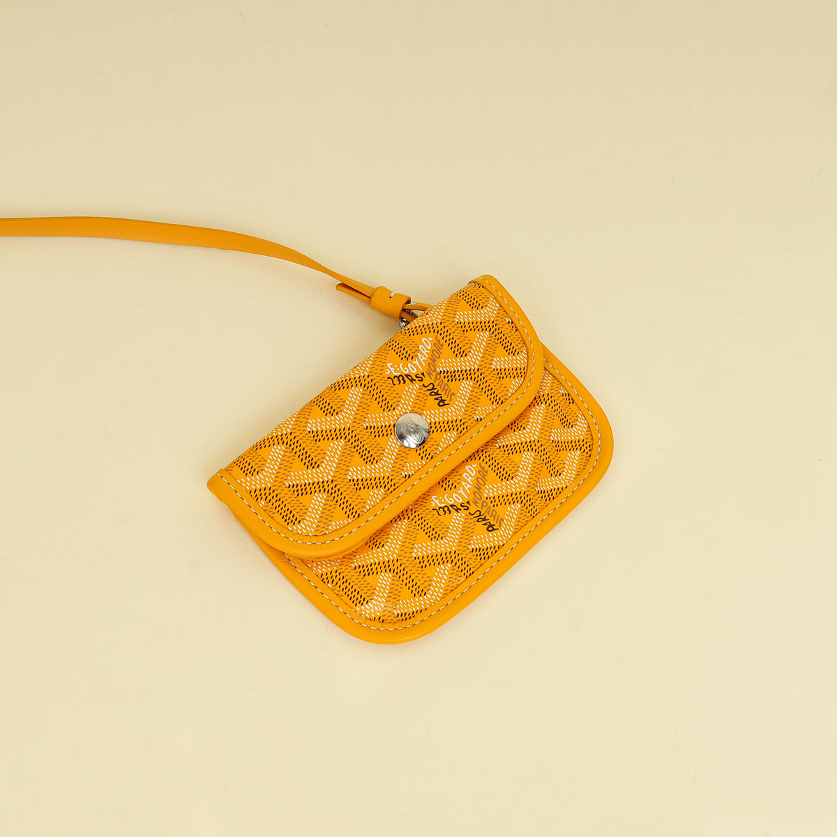Goyard Yellow Reversible Anjou Mini Bag