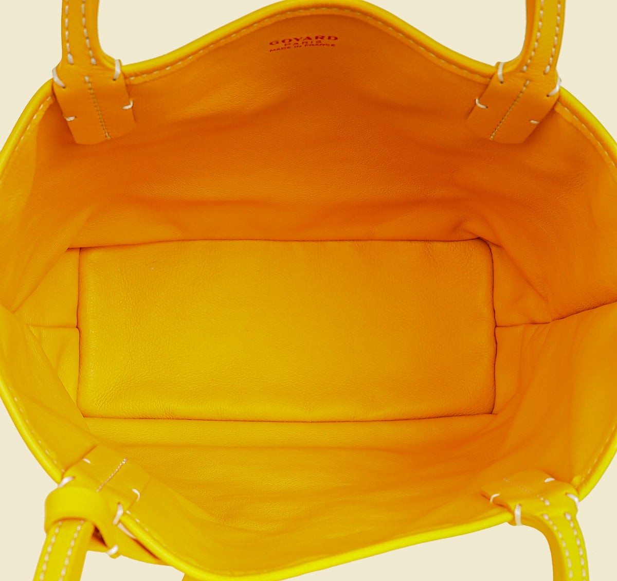 Goyard Yellow Reversible Anjou Mini Bag