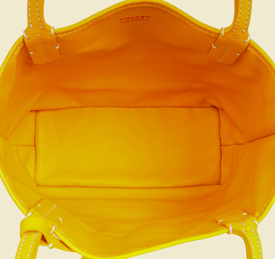 Goyard Yellow Reversible Anjou Mini Bag