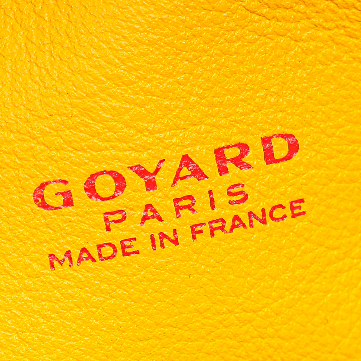 Goyard Yellow Reversible Anjou Mini Bag