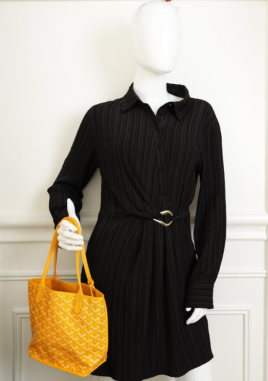 Goyard Yellow Reversible Anjou Mini Bag