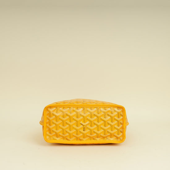 Goyard Yellow Reversible Anjou Mini Bag