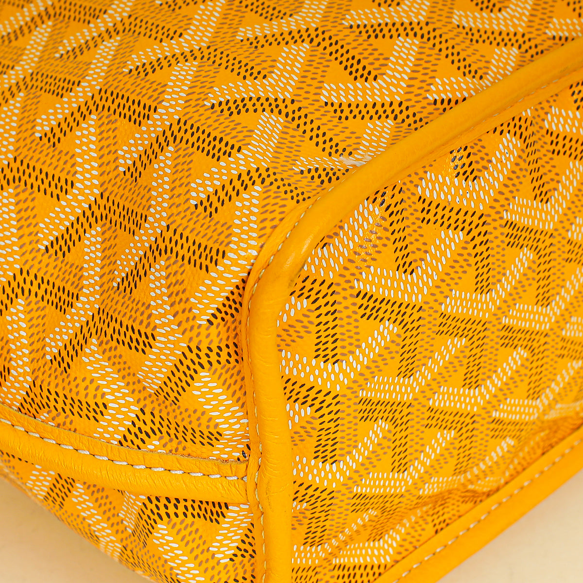 Goyard Yellow Reversible Anjou Mini Bag