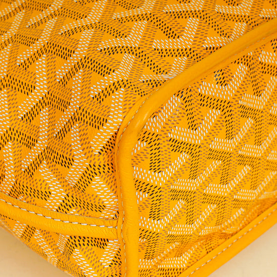 Goyard Yellow Reversible Anjou Mini Bag