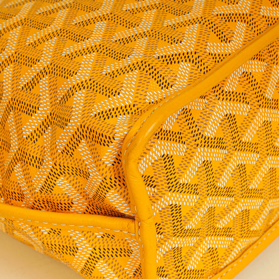 Goyard Yellow Reversible Anjou Mini Bag