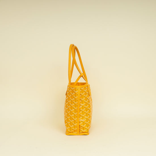 Goyard Yellow Reversible Anjou Mini Bag