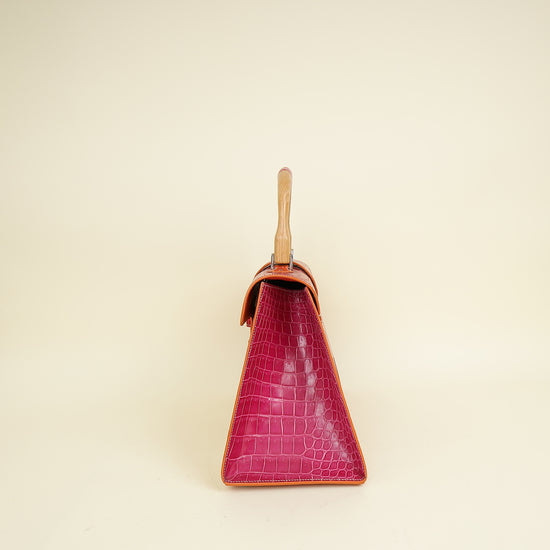 Goyard Multicolor Crocodile Structured Saigon GM Bag