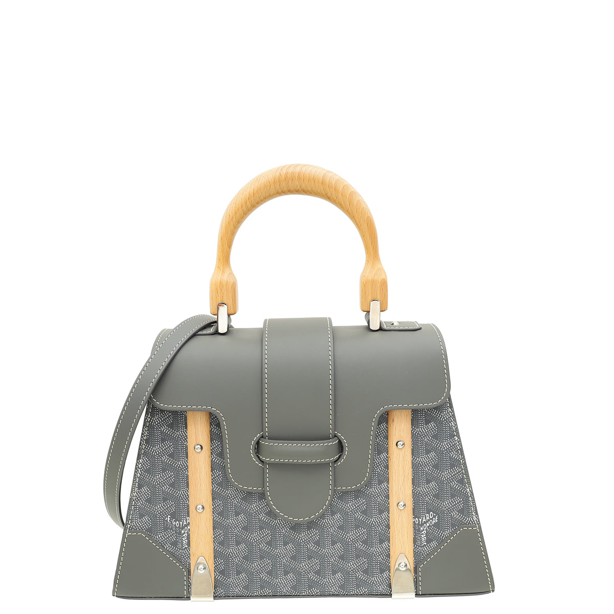 Goyard Grey Goyardine Saigon PM Bag-Goyard-THE CLOSET