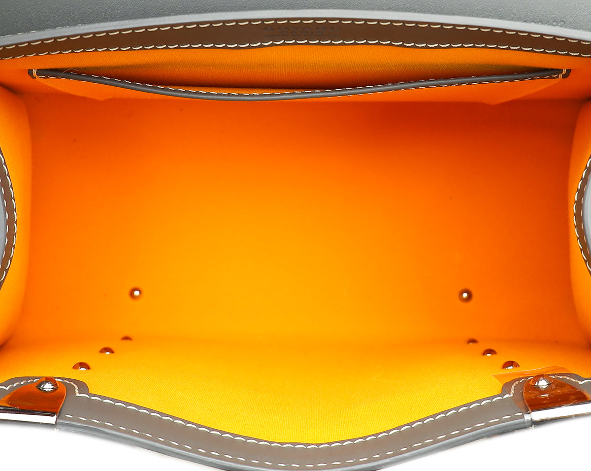 Goyard Grey Goyardine Saigon PM Bag-Goyard-THE CLOSET