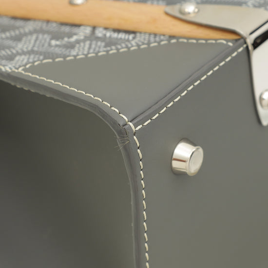 Goyard Grey Goyardine Saigon PM Bag-Goyard-THE CLOSET