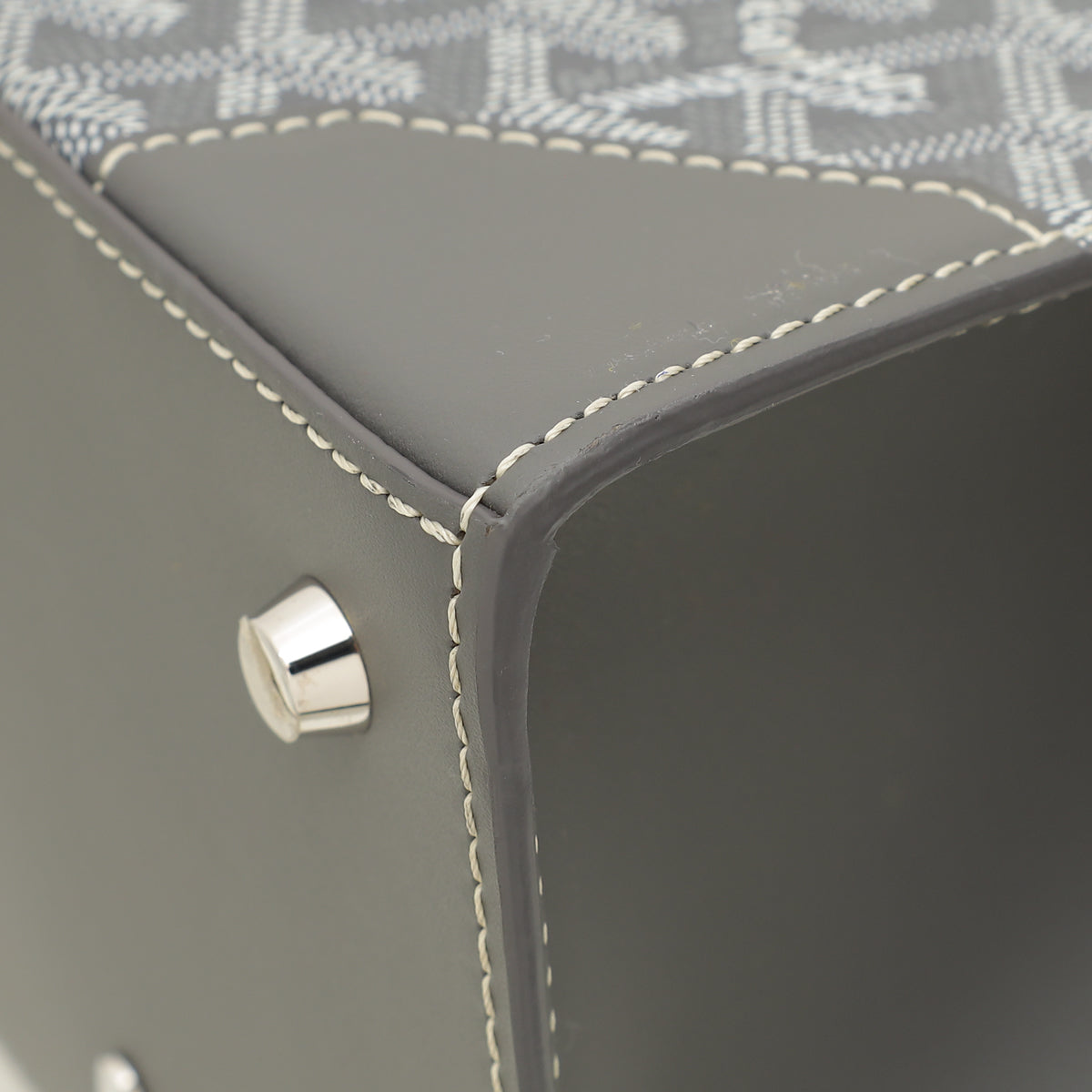 Goyard Grey Goyardine Saigon PM Bag-Goyard-THE CLOSET