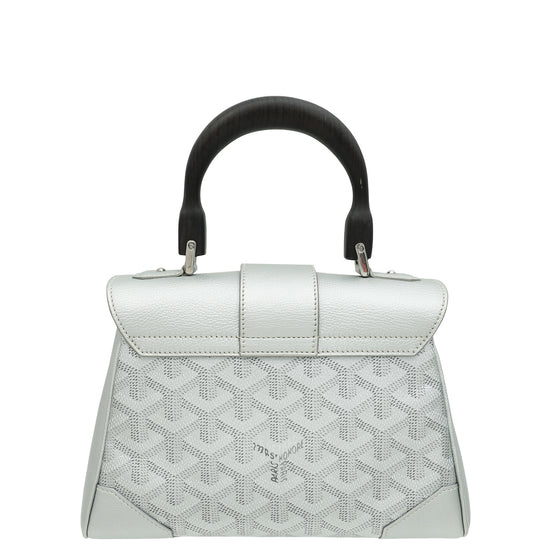 Goyard Silver Goyardine Mini Souple Bag