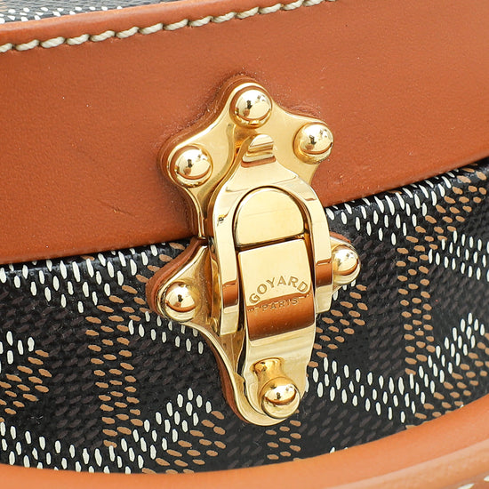 Goyard Bicolor Goyardine The Alto Hatbox Trunk Bag